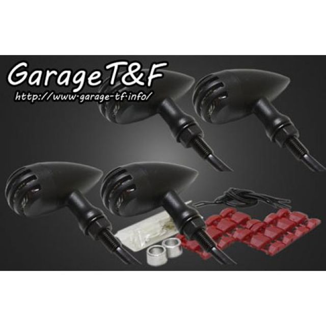 T&F バードゲージウィンカータイプ2 ダークレンズ仕様 キット ヘッドライト ブラック ゲージ ブラック ・W650WK23 ガレージT&F ウインカー関連パーツ W650｜パークアップ 店