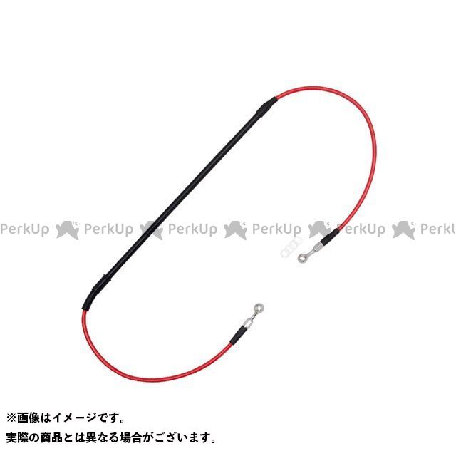Z-WHEEL ブレーキホース フロント カラー レッド D7109 Zウィール ブレーキホース・ケーブル類