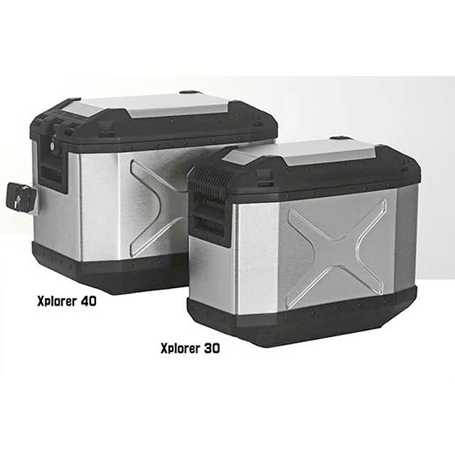 HEPCO＆BECKER XPLORER サイドケース 30 カラー シルバー タイプ 右側 610-209 ヘプコ＆ベッカー ツーリング用バッグ｜パークアップ 店 43,615円