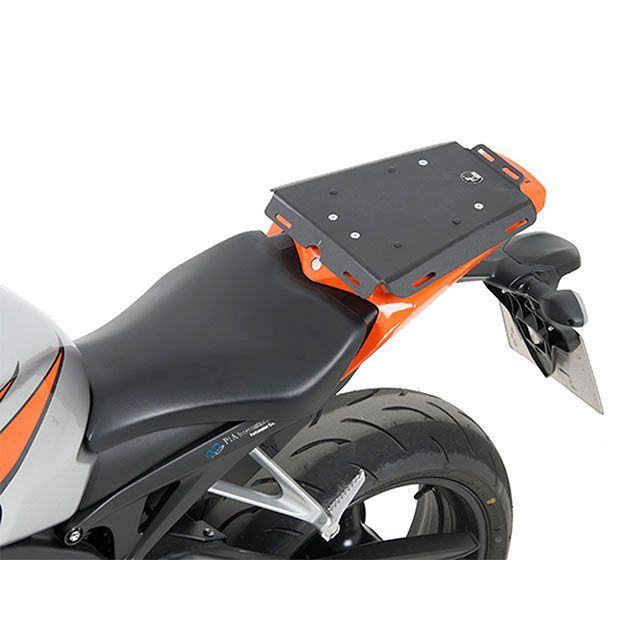 HEPCO＆BECKER タンデムシート置換型リアラック「Speedrack EVO」（ブラック） 670-913-0001 ヘプコ＆ベッカー キャリア・サポート CBR1000RR｜パークアップ 店