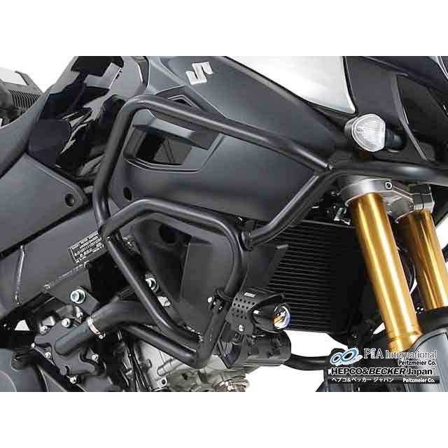 HEPCO＆BECKER タンクガード カラー ブラック 502-3530-0001 ヘプコ＆ベッカー タンク関連パーツ V-Strom1000 ABS｜パークアップ 店