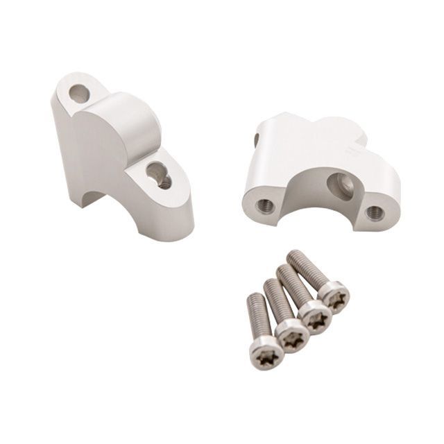 Wunderlich ERGOハンドルバーライザー R1200R LC 水冷（15-） 35mmUP 25mm手前（シルバー） W31000-301 ワンダーリッヒ ハンドルポスト関連パーツ R1200R LC 水冷｜パークアップ 店