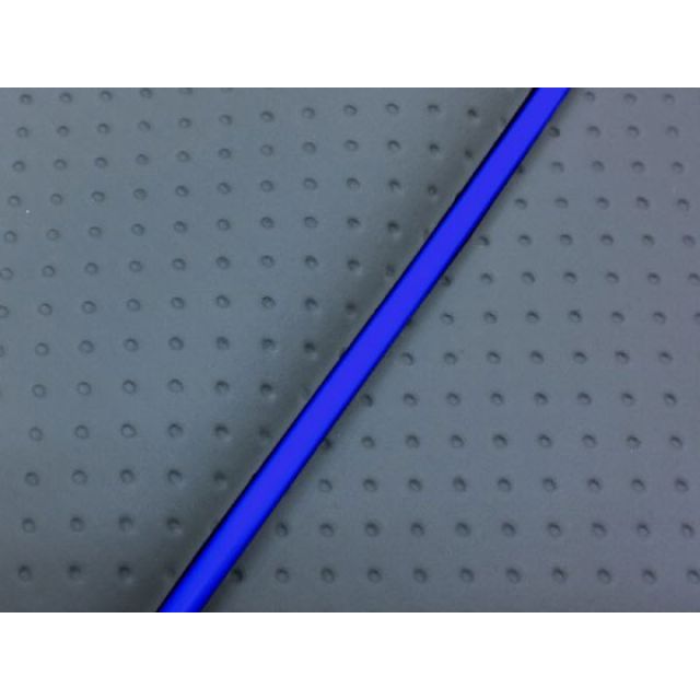 Grondement パッソーラ 国産シートカバー フルエンボス灰 タイプ 張替 仕様 青パイピング GH31YC410P50 グロンドマン シート関連パーツ パッソーラ