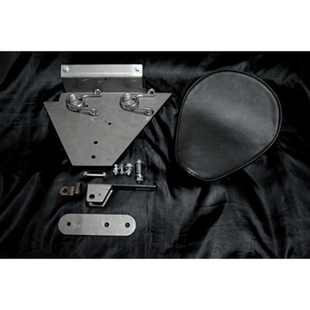 K&W DS1100専用ソロシートKIT スプリングタイプ(プレーン) カラー 黒 P14060 部品屋K&W シート関連パーツ DS1100|パークアップ 店