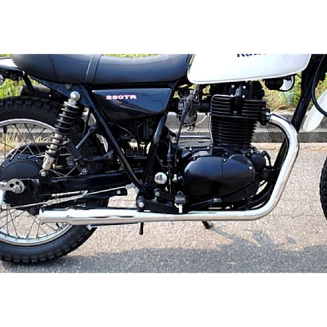 K&W トランペットマフラー P36060 部品屋K&W マフラー本体 250TR｜パークアップ 店