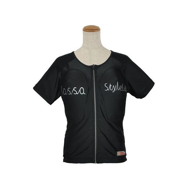 RossoStyleLab ROPRO-09 レディースプロテクションTシャツ カラー ブラック サイズ M ROPRO-09/BK/M メーカー在庫あり ロッソスタイルラボ カジュアルウェア
