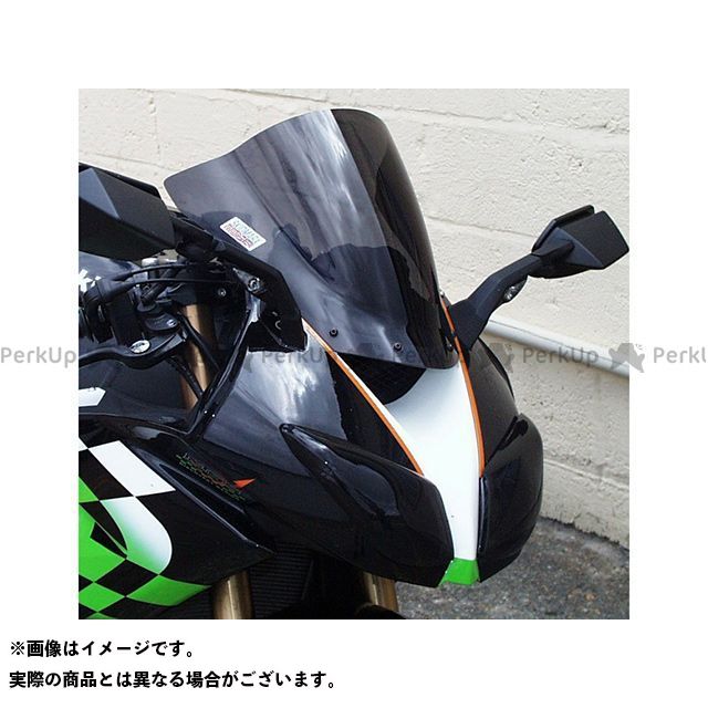 Skidmarx ウィンドスクリーン ダブルバブルタイプ カラー ライトスモーク SKDSKA005LS スキッドマークス スクリーン関連パーツ ZX-10R ZX-6R｜パークアップ 店