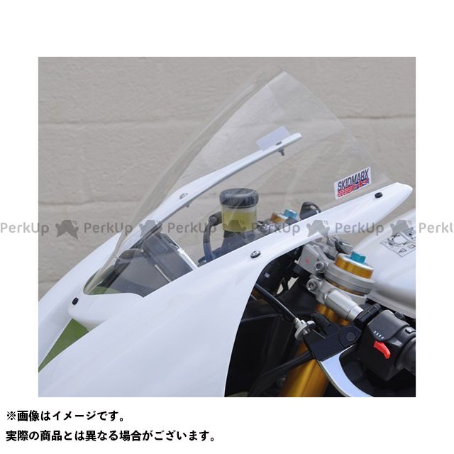 Skidmarx ウィンドスクリーン ダブルバブルタイプ カラー ブルー SKDSTR004BB スキッドマークス スクリーン関連パーツ Daytona 675|パークアップ 店