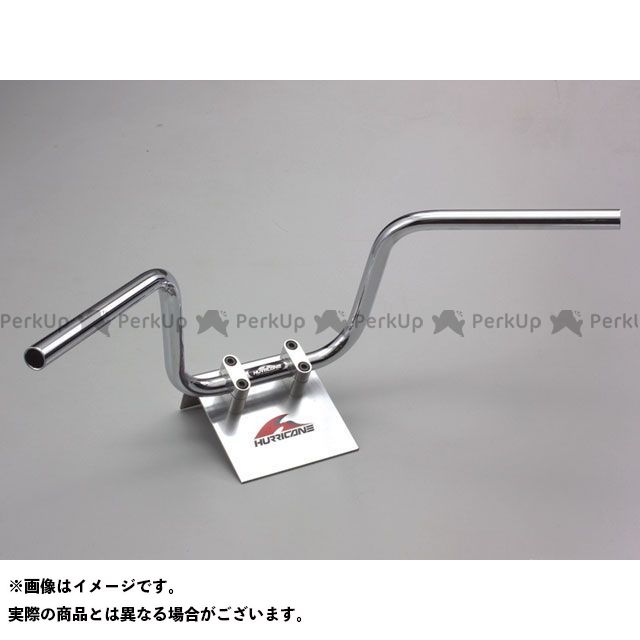 HURRICANE POLICE 5型 ハンドルセット(クロームメッキ) H024-069C ハリケーン ハンドル関連パーツ GROM|パークアップ 店