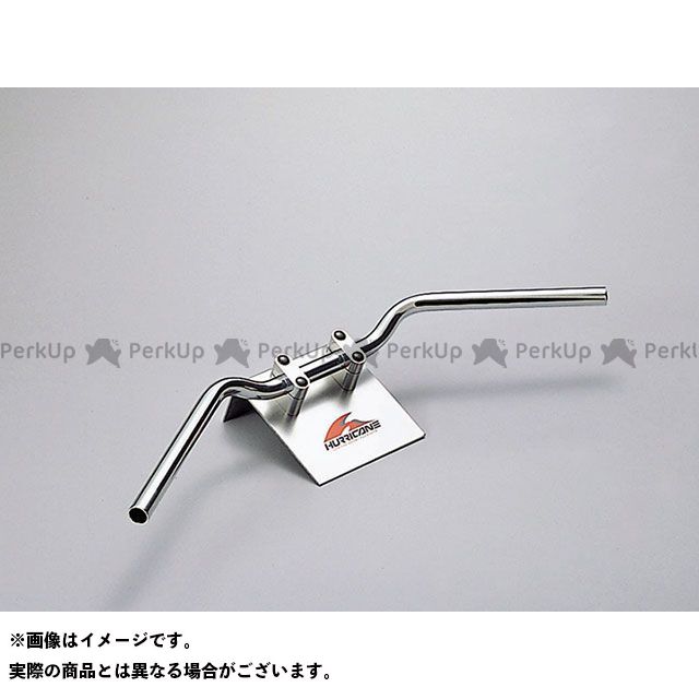 HURRICANE フラットコンチ1型 ハンドルセット カラー クロームメッキ H028-061C ハリケーン ハンドル関連パーツ GB250クラブマン