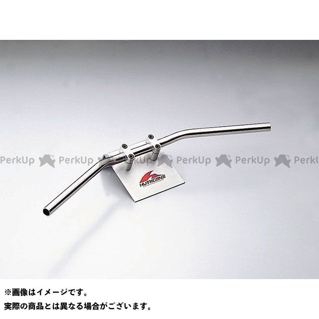HURRICANE フラットコンチ4型 ハンドルセット(クロームメッキ) H028-064C ハリケーン ハンドル関連パーツ GB250クラブマン|パークアップ 店