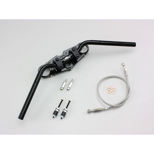 HURRICANE バーハンドルキット カラー ブラック タイプ フルステンレスブレーキホース HBK514BS ハリケーン ハンドル関連パーツ GSX1300Rハヤブサ