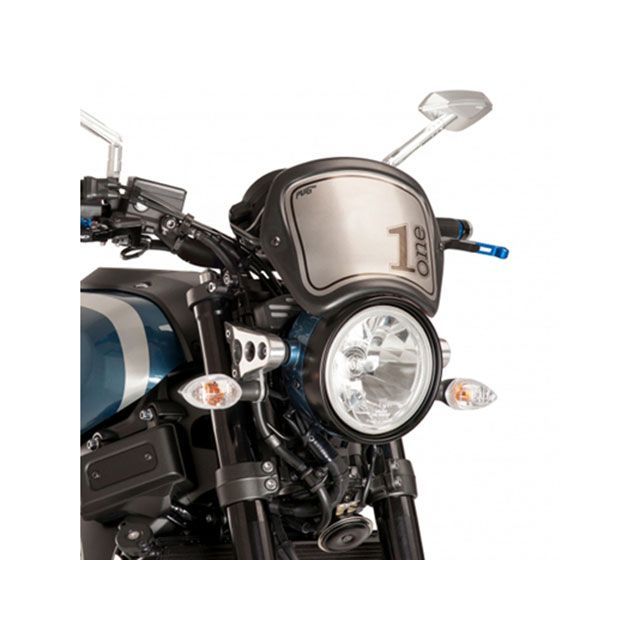 Puig フロントパネル カラー マットブラック 9168J プーチ カウル・エアロ XSR900｜パークアップ 店