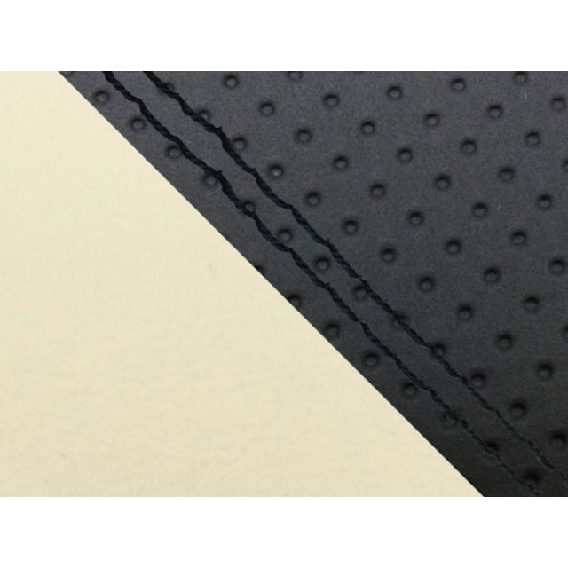 Grondement CBR1000RR（SC57） 国産シートカバー 張替 エンボス黒＆ベージュ 仕様 黒ダブルステッチ 適合 シングル（フロント側） GH5574HC833SW10 グロンドマン シート関連パーツ CBR1000RR