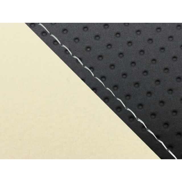 Grondement CBR1000RR（SC57） 国産シートカバー 張替 エンボス黒＆ベージュ 仕様 透明ステッチ 適合 ダブル（リア側） GH5575HC833S0 グロンドマン シート関連パーツ CBR1000RR