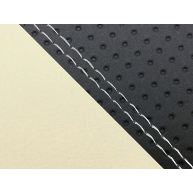 Grondement CBR1000RR（SC57） 国産シートカバー 張替 エンボス黒＆ベージュ 仕様 透明ダブルステッチ 適合 シングル（フロント側） GH5574HC833SW0 グロンドマン シート関連パーツ CBR1000RR