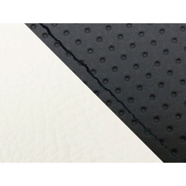 Grondement CBR1000RR（SC57） 国産シートカバー 張替 エンボス黒＆白 仕様 黒ステッチ 適合 ダブル（リア側） GH5575HC82S10 グロンドマン シート関連パーツ CBR1000RR