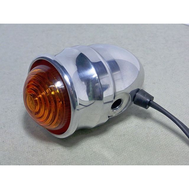 MISUMI ENGINIEERING スモールビレットウインカー 配線外タイプ 本体 クローム レンズカラー クリア ミスミエンジニアリング ウインカー関連パーツ ハーレー