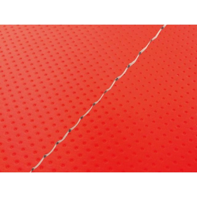 Grondement CBR1000RR（SC57） 国産シートカバー 張替 フルエンボスレッド 仕様 透明ステッチ 適合 シングル（フロント側） GH5574HC380S0 グロンドマン シート関連パーツ CBR1000RR