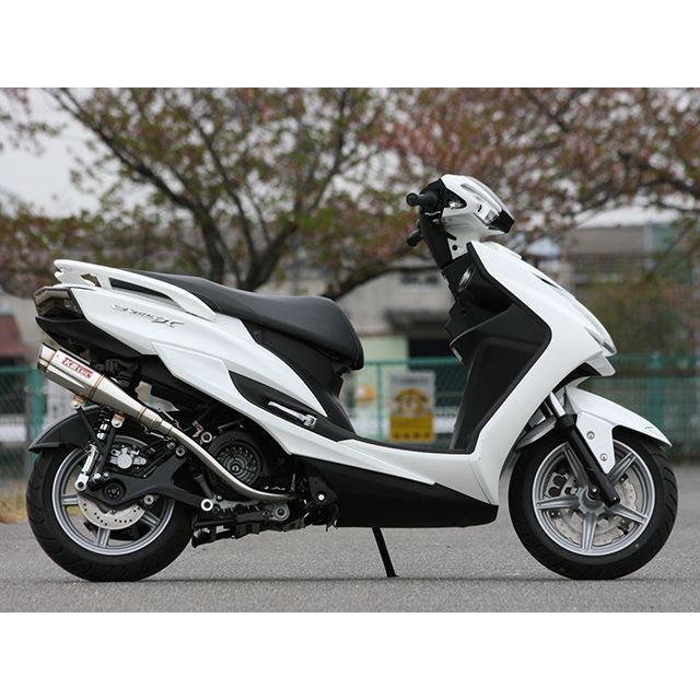 K2-tec シグナスX SR（IV） GP-R テーパー 出口形状 M1タイプ sigu4-gptm ケイツーテック マフラー本体 シグナスX SR 4型