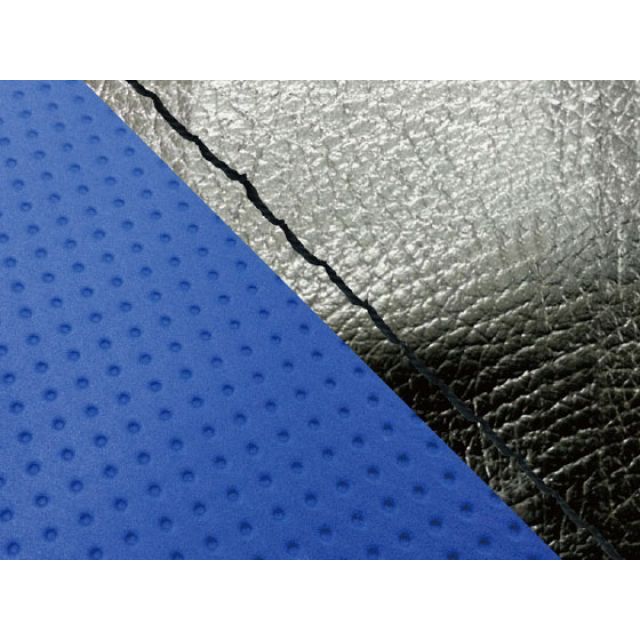 Grondement CBR1000RR（SC57） 国産シートカバー 張替 黒＆エンボス青 仕様 黒ステッチ 適合 シングル（フロント側） GH5574HC3726S10 グロンドマン シート関連パーツ CBR1000RR｜パークアップ 店