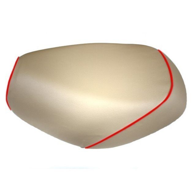 Grondement アドレスV50（CF42/44A）4スト グロンドマン国産シートカバー 被せ（ベージュ） 仕様 赤パイピング GR74SC330P40 グロンドマン シート関連パーツ アドレスV50