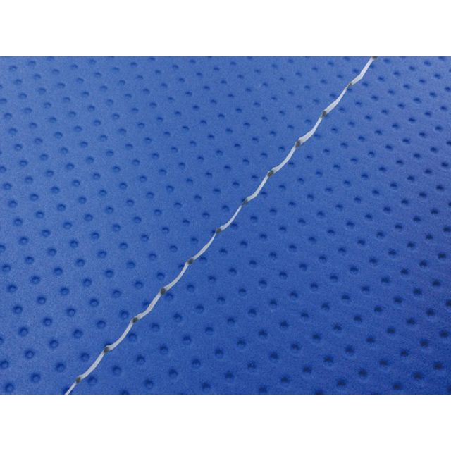 Grondement FZ1 フェザー（10年～）シングル（フロント側） グロンドマン国産シートカバー 張替（フルエンボスブルー） 仕様 透明ダブルステッチ GH5565YC390SW0 グロンドマン シート関連パーツ FZ1 フェザー