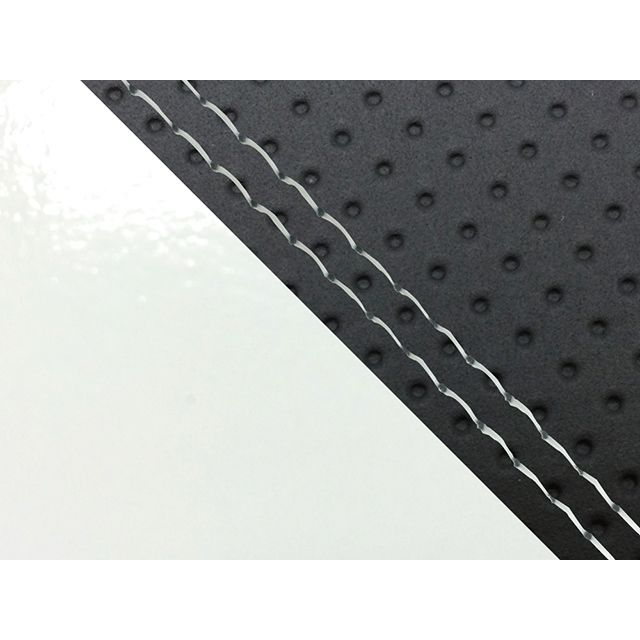 Grondement FZ1 フェザー（10年～）シングル（フロント側） グロンドマン国産シートカバー 張替（エンボス黒・エナメルホワイト） 仕様 透明ダブルステッチ GH5565YC858SW0 グロンドマン シート関連パーツ FZ1 フェザー 7,163円