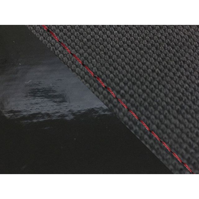 Grondement FZ1 フェザー（10年～）シングル（フロント側） グロンドマン国産シートカバー 張替（スベラーヌブラック・エナメルブラック） 仕様 赤ステッチ GH5565YC4655S40 グロンドマン シート関連パーツ FZ1 フェザー