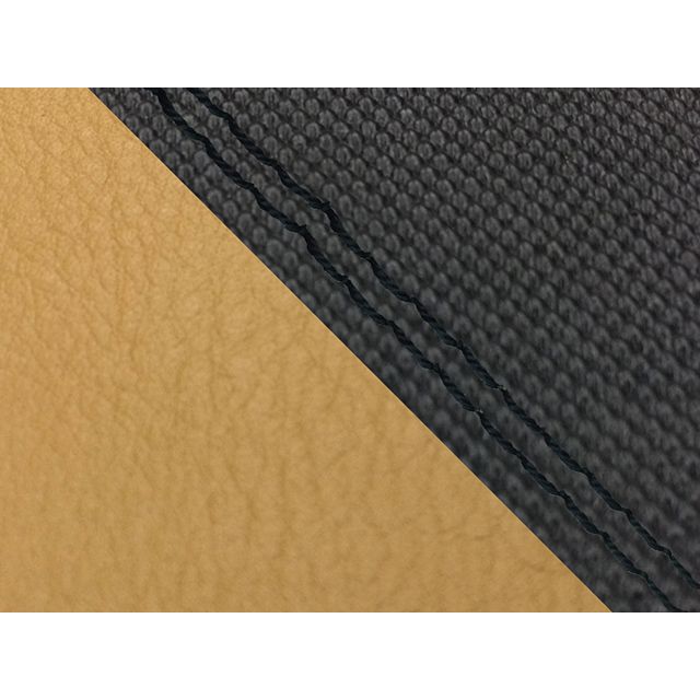 Grondement FZ1 フェザー（10年～）シングル（フロント側） グロンドマン国産シートカバー 張替（スベラーヌブラック・黄土色） 仕様 黒ダブルステッチ GH5565YC4649SW10 グロンドマン シート関連パーツ FZ1 フェザー