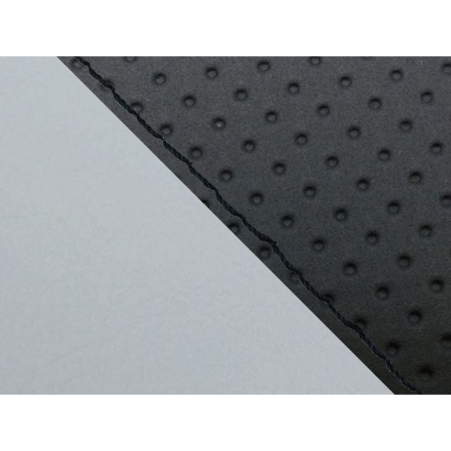 Grondement W650（99年 EJ650A1/C1） グロンドマン国産シートカバー 張替（エンボス黒/グレーライン） 仕様 黒ステッチ GH5557KC87S10 グロンドマン シート関連パーツ W650