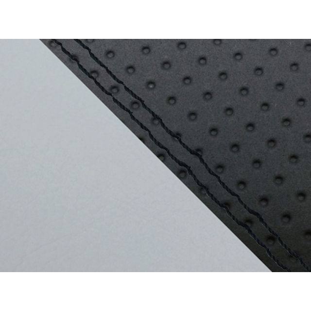 Grondement W650（99年 EJ650A1/C1） グロンドマン国産シートカバー 張替（エンボス黒/グレーライン） 仕様 黒ダブルステッチ GH5557KC87SW10 グロンドマン シート関連パーツ W650
