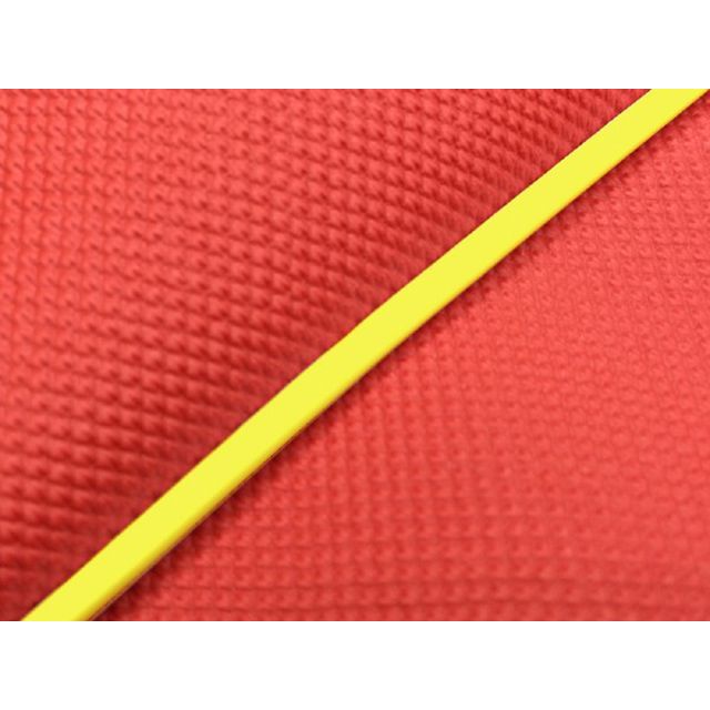 Grondement リード50SS グロンドマン国産シートカバー 張替（スベラーヌレッド） 仕様 黄パイピング GH67HC440P100 グロンドマン シート関連パーツ リード50SS