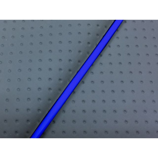 Grondement K50 グロンドマン国産シートカバー 張替(フルエンボスグレー) 仕様 青パイピング GH45SC410P50 グロンドマン シート関連パーツ K50