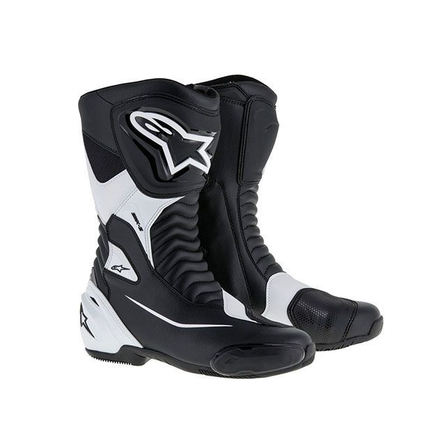 Alpinestars SMX-S ブーツ（ブラック/ホワイト） サイズ 42 アルパインスターズ ライディングブーツ