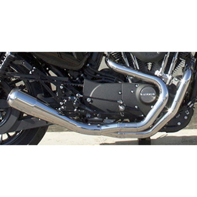 Tramp Cycle TMF-060E-Glow GlowEmit Fulltitanium Muffler 2in1 TMF-060E Glow トランプ マフラー本体 SPORTSTER｜パークアップ 店