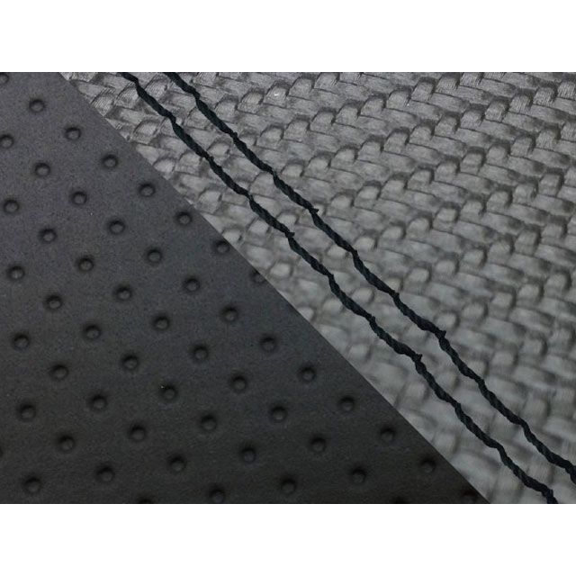 Grondement グロム 国産シートカバー カーボンブラック＆エンボス黒 タイプ 張替 仕様 黒ダブルステッチ GH5568HC168SW10 グロンドマン シート関連パーツ グロム