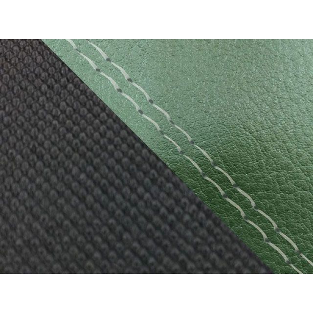 Grondement グロム 国産シートカバー ダークグリーン＆スベラーヌブラック タイプ 張替 仕様 透明ダブルステッチ GH5568HC3046SW0 グロンドマン シート関連パーツ グロム