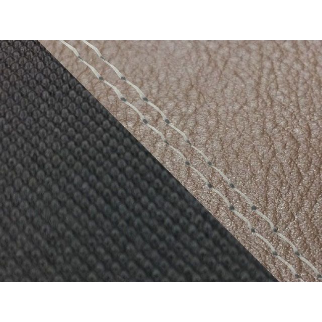 Grondement グロム 国産シートカバー ダークブラウン＆スベラーヌブラック タイプ 張替 仕様 透明ダブルステッチ GH5568HC5046SW0 グロンドマン シート関連パーツ グロム 5,695円