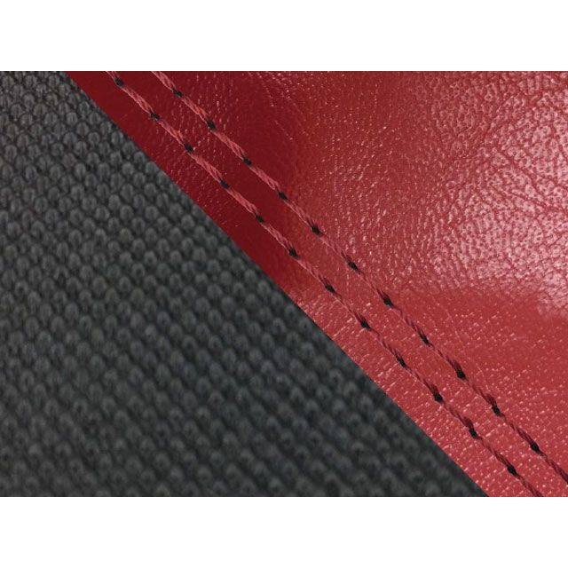 Grondement グロム 国産シートカバー ワインレッド＆スベラーヌブラック タイプ 張替 仕様 赤ダブルステッチ GH5568HC3546SW40 グロンドマン シート関連パーツ グロム