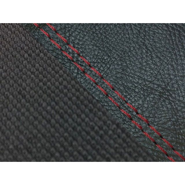 Grondement グロム 国産シートカバー 黒＆スベラーヌブラック タイプ 張替 仕様 赤ダブルステッチ GH5568HC3746SW40 グロンドマン シート関連パーツ グロム 5,936円