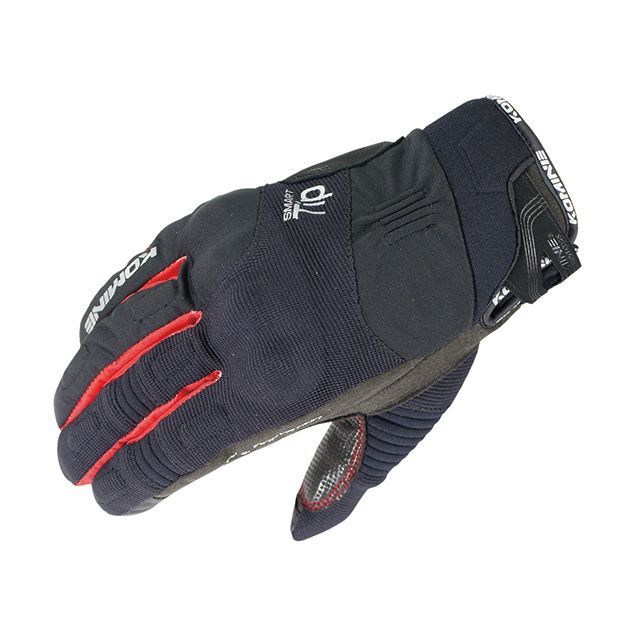 KOMINE GK-818 プロテクトウインターグローブ（ブラック/レッド） サイズ 3XL ・06-818 コミネ ウインターグローブ