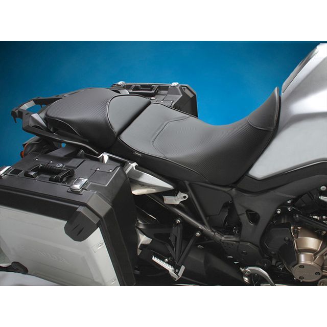Sargent ワールドスポーツ パフォーマンスシート CarbonFX ローシート フロントのみ パイピング ブラック WS-675F-19 サージェント シート関連パーツ Africa Twin/CRF1000L