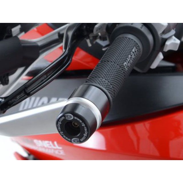 R&G バーエンドスライダー（ブラック） RG-BE0098BK アールアンドジー ハンドル関連パーツ Multistrada1200｜パークアップ 店 7,766円
