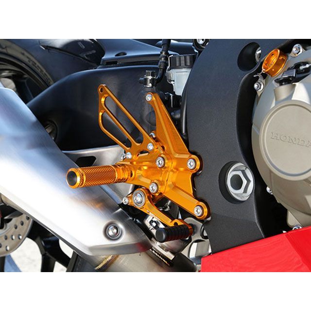 BABYFACE バックステップキット カラー ゴールド 002-H032GDb ベビーフェイス バックステップ関連パーツ CBR1000RR SP