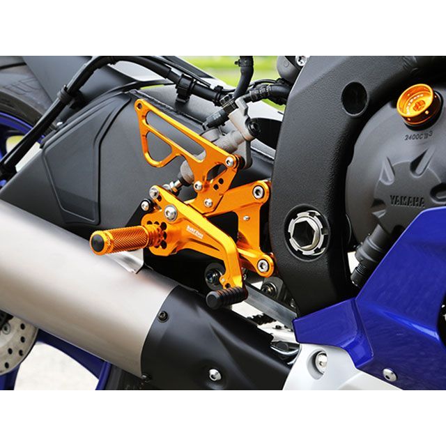 BABYFACE バックステップキット カラー ブラック 002-Y021BK ベビーフェイス バックステップ関連パーツ YZF-R6|パークアップ 店