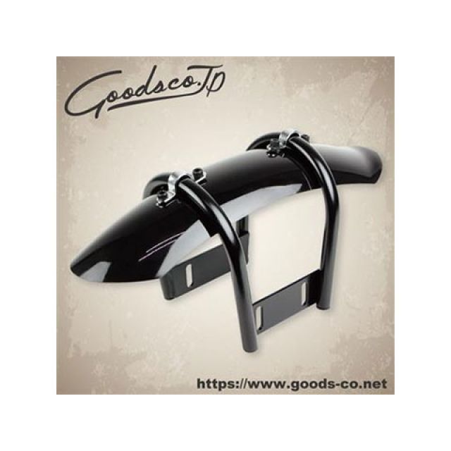 GOODS パイプワークフロントフェンダー ブラック HD39mmナローグライドフォーク用 G6-00101 グッズ フェンダー