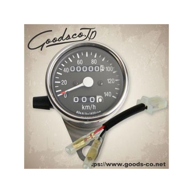 GOODS サイドマウントメーターキット φ60 トリップ付き ブラックボディ 250TR（～06） G7-00115 グッズ メーターキット関連パーツ 250TR｜パークアップ 店
