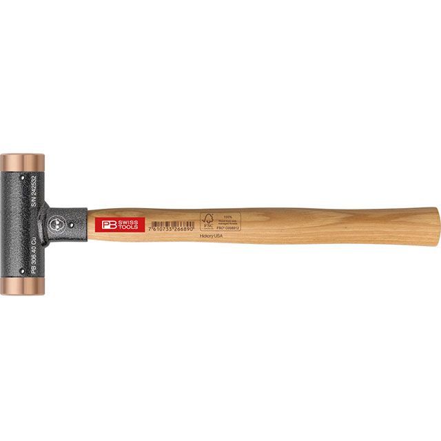 PBSWISSTOOLS 306-32CU 無手答え銅鉄鎚 ・306.32CU 製造業者店卸し資産あり PBスイスツールズ お手々物の具