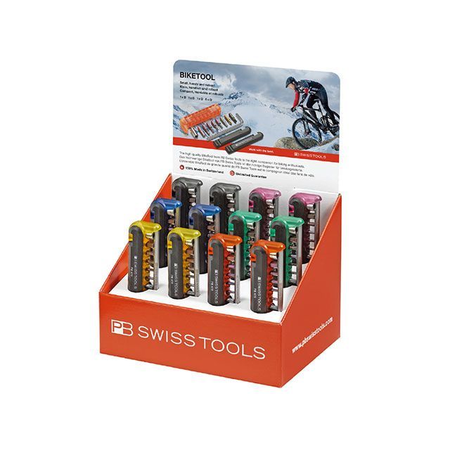 PBSWISSTOOLS 470POSCOL バイクツールディスプレイセット（6色） ・470POSCOL PBスイスツールズ ハンドツール